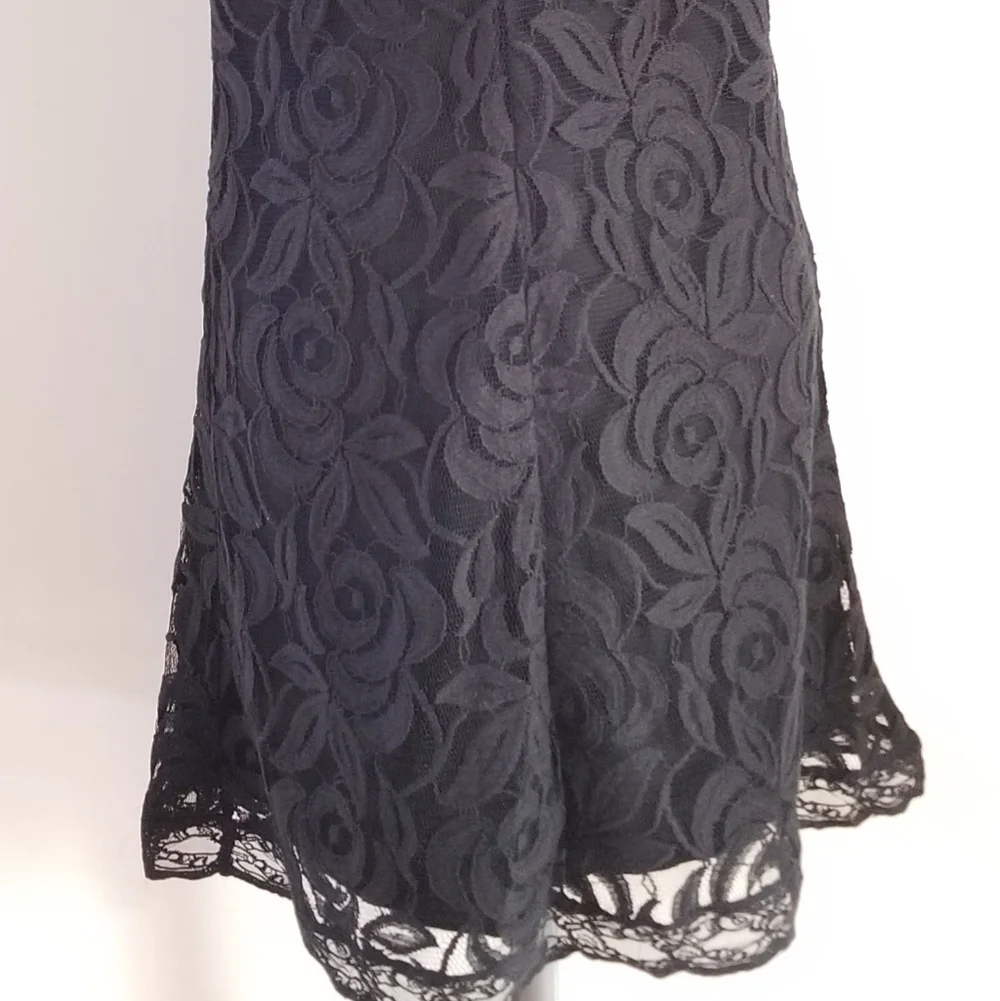 Fire los angeles Black Lace sleeveless Mini Dress